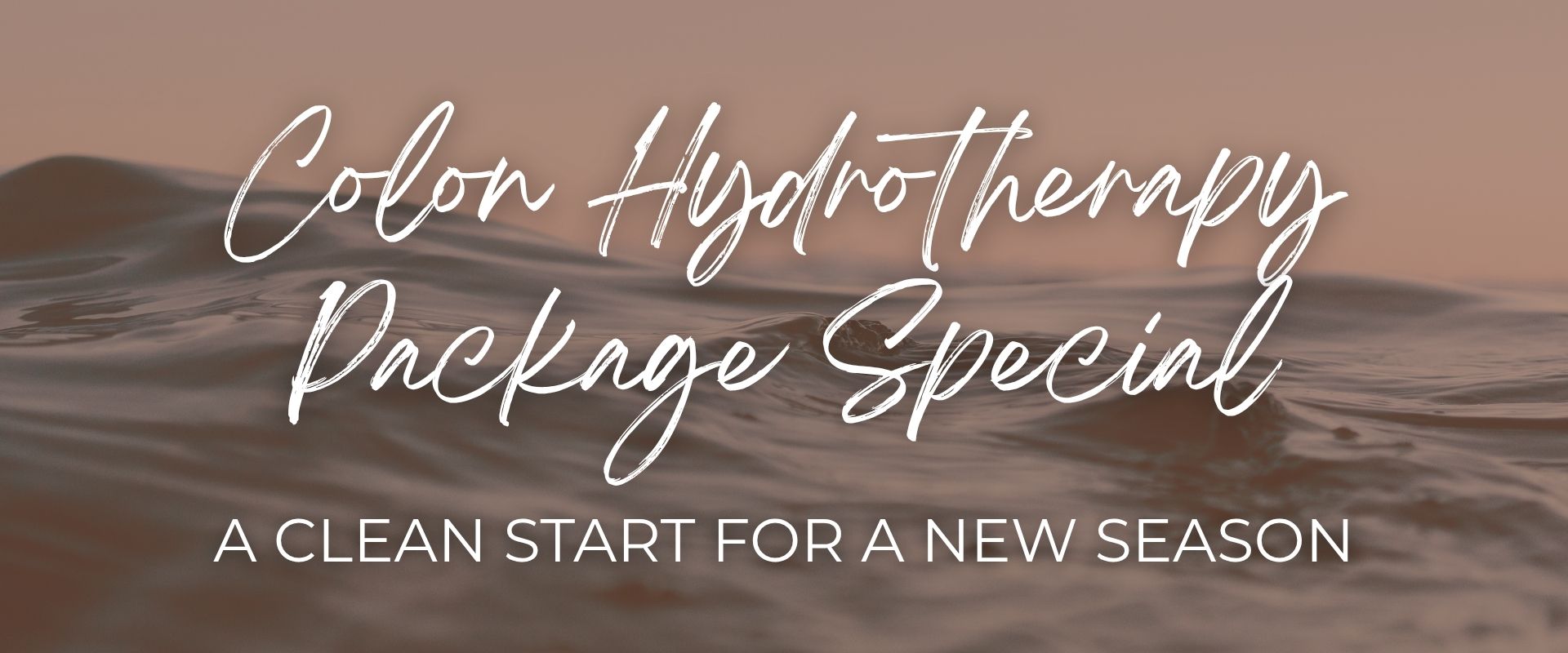 colonics package sept Hydrating Facial